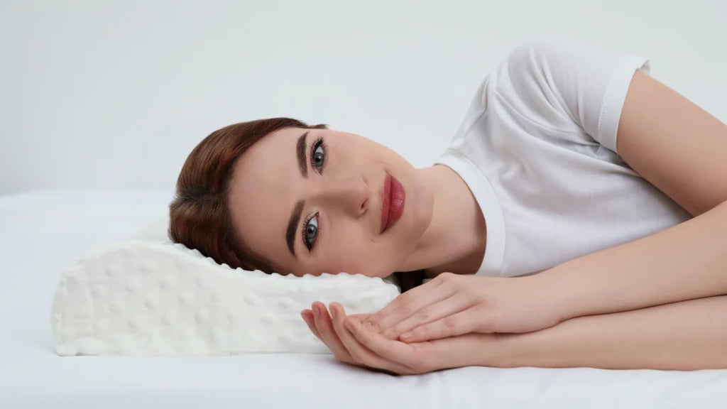 White Noise Oreiller pour le corps en mousse à mémoire de forme avec